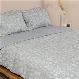 ΠΑΠΛΩΜΑΤΟΘΗΚΗ ΜΕΜΟΝΩΜΕΝΗ ΥΠΕΡΔΙΠΛΗ 230X250 COTTON FEELINGS 2050 GREY (230X250) SUNSHINE