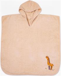 PONCHO FLUFFY BEIGE SUNSHINE