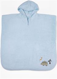 PONCHO FLUFFY LIGHT BLUE SUNSHINE