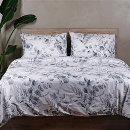 ΣΕΝΤΟΝΙΑ ΔΙΠΛΑ (ΣΕΤ) 150X205+30 COTTON FEELINGS 932 GREY ΜΕ ΛΑΣΤΙΧΟ (150X205+30) SUNSHINE από το AITHRIO