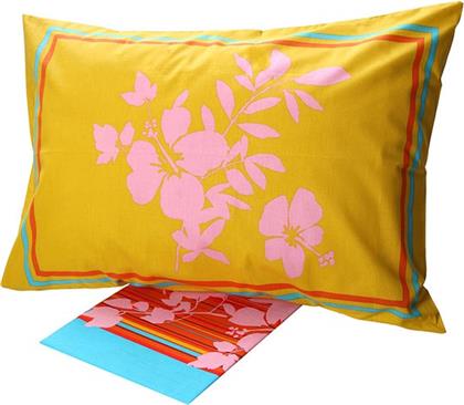 ΣΕΝΤΟΝΙΑ ΥΠΕΡΔΙΠΛΑ (ΣΕΤ) 220X260 COTTON FEELINGS 6876 ΧΩΡΙΣ ΛΑΣΤΙΧΟ (220X260) SUNSHINE