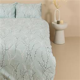 ΣΕΝΤΟΝΙΑ ΥΠΕΡΔΙΠΛΑ (ΣΕΤ) 235X270 COTTON FEELINGS 2054 AQUA ΧΩΡΙΣ ΛΑΣΤΙΧΟ (235X270) SUNSHINE