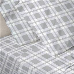 ΣΕΤ ΣΕΝΤΟΝΙΑ ΜΟΝΟ 160X250 MENTA 380 CHECK ΧΩΡΙΣ ΛΑΣΤΙΧΟ (160X250) SUNSHINE