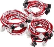SLEEVE CABLE KIT RED/WHITE SUPER FLOWER από το e-SHOP