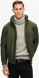 ΑΝΔΡΙΚΟ ΜΠΟΥΦΑΝ BOMBER ΜΕ ΚΕΝΤΗΜΕΝΟ ΛΟΓΟΤΥΠΟ RELAXED FIT ''CITY HARRINGTON'' - M5011900A ΧΑΚΙ SUPERDRY