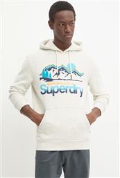 ΜΠΛΟΥΖΑ ΧΡΩΜΑ: ΓΚΡΙ, ΜΕ ΚΟΥΚΟΥΛΑ, M2013708A-43D SUPERDRY