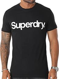 CORE LOGO CLASSIC TEE M1011831A-02A ΜΑΥΡΟ SUPERDRY