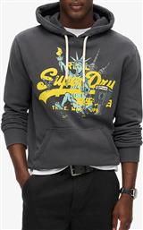 D1 OVIN NEW YORK VL GRAPHIC HOODIE ΦΟΥΤΕΡ ΑΝΔΡΙΚΟ SUPERDRY