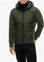 D1 SDSW HOOD STORM FLEECE HYBRID JKT ΜΠΟΥΦΑΝ ΑΝΔΡΙΚΟ SUPERDRY