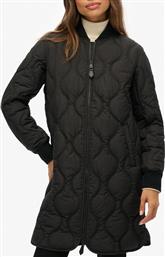 D1 STUD LONG QUILTED LINER JACKET ΜΠΟΥΦΑΝ ΓΥΝΑΙΚΕΙΟ SUPERDRY