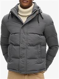 D2 OVIN EVEREST SHORT HOODED PUFFER ΜΠΟΥΦΑΝ ΑΝΔΡΙΚΟ SUPERDRY