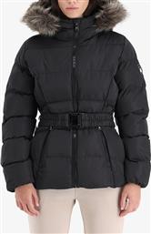 D2 OVIN FUJI BELTED PUFFER ΜΠΟΥΦΑΝ ΓΥΝΑΙΚΕΙΟ SUPERDRY