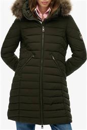 D2 OVIN FUJI FAUX FUR HOOD MID LENGTH ΜΠΟΥΦΑΝ ΓΥΝΑΙΚΕΙΟ SUPERDRY