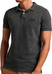 D2 OVIN VINT DESTROY POLO M1110345A-06A ΑΝΘΡΑΚΙ SUPERDRY