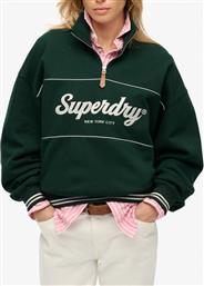 D2 SDSW COUNTRY CLUB LOOSE 1/4 ZIP ΦΟΥΤΕΡ ΓΥΝΑΙΚΕΙΟ SUPERDRY