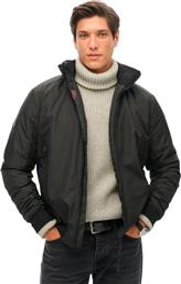 D3 OVIN CITY HARRINGTON JACKET M5011900A-02A ΜΑΥΡΟ SUPERDRY