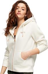 ESSENTIAL LOGO ZIP HOODIE W2012047A-71D ΕΚΡΟΥ SUPERDRY