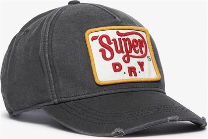 ΓΥΝΑΙΚΕΙΟ ΚΑΠΕΛΟ BASEBALL ΜΕ LOGO PATCH ''GRAPHIC TRUCKER'' - W9010177A ΓΚΡΙ SUPERDRY