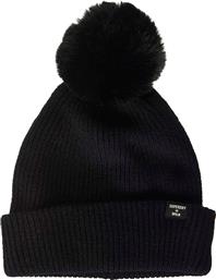 HERITAGE RIBBED BEANIE W9010031A-02A ΜΑΥΡΟ SUPERDRY