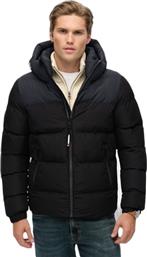 M5012281A-H1O ΜΠΟΥΦΑΝ COLOURBLOCK BLACK SUPERDRY