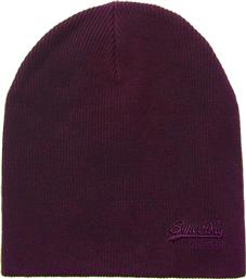 ORANGE LABEL BEANIE M9010035A-D3I ΜΠΟΡΝΤΟ SUPERDRY