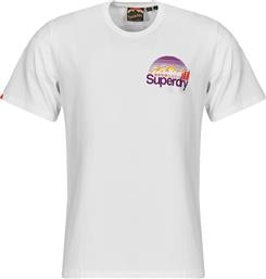 T-SHIRT ΜΕ ΚΟΝΤΑ ΜΑΝΙΚΙΑ LOGO GREAT OUTDOORS CHEST SUPERDRY