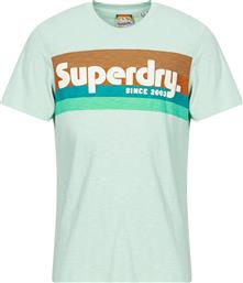 T-SHIRT ΜΕ ΚΟΝΤΑ ΜΑΝΙΚΙΑ LOGO TERRAIN SUPERDRY