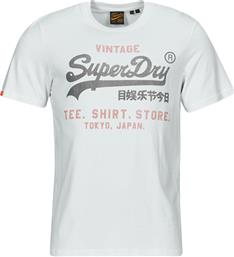 T-SHIRT ΜΕ ΚΟΝΤΑ ΜΑΝΙΚΙΑ VINTAGE LOGO HERITAGE SUPERDRY