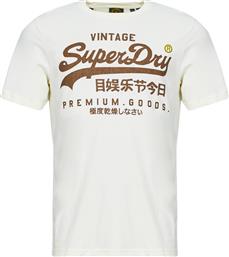 T-SHIRT ΜΕ ΚΟΝΤΑ ΜΑΝΙΚΙΑ WORKWEAR RELAXED SUPERDRY