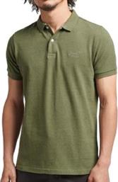 T-SHIRT POLO OVIN CLASSIC PIQUE M1110343A ΛΑΔΙ SUPERDRY
