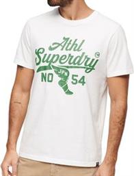 T-SHIRT TRACK - FIELD ATH GRAPHIC M1011899A 01C ΛΕΥΚΟ SUPERDRY