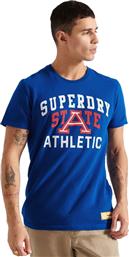 TRACK AND FIELD GRAPHIC TEE M1010846A-CNS ΜΠΛΕ SUPERDRY