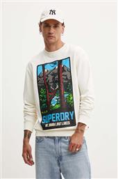 ΒΑΜΒΑΚΕΡΗ ΜΠΛΟΥΖΑ ΧΡΩΜΑ: ΜΠΕΖ, M2014112A-2YW SUPERDRY