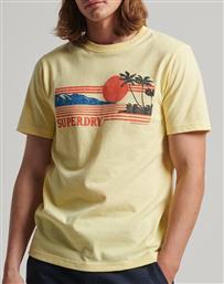 VINTAGE GREAT OUTDOORS TEE ΜΠΛΟΥΖΑ ΑΝΔΡΙΚΟ M1011531A-8YD LIGHTYELLOW SUPERDRY