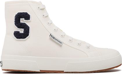 SNEAKERS 2295 COTTON TERRY PATCH S21321W ΛΕΥΚΟ SUPERGA