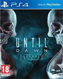 PS4 GAME - UNTIL DAWN EXTENDED EDITION SUPERMASSIVE