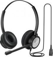 SVC-122 PROFESSIONAL HD CALL CENTER HEADSET DUAL WITH QD AND MIC W/O BOTTOM CABLE SUPERVOICE