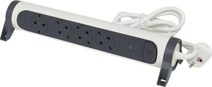 SURGE PROTECTOR LEGRAND 4 OUT 1.5M WH/GR