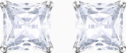 ATTRACT STUD PIERCED EARRINGS, WHITE, RHODIUM PLATED - 5430365 SWAROVSKI