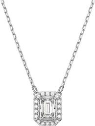 MILLENIA NECKLACE SQUARE CUT ZIRCONIA, WHITE, RHODIUM PLATED - 5599177 SWAROVSKI