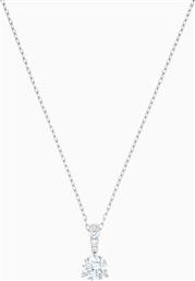 SOLITAIRE PENDANT, WHITE, RHODIUM PLATED - 5472635 SWAROVSKI