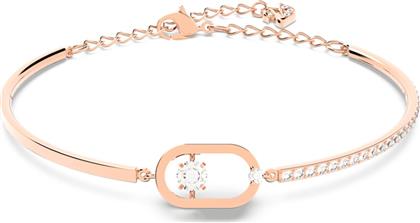 SPARKLING DANCE OVAL ΒRACELET WHITE, ROSE GOLD-TONE PLATED - 5472382 SWAROVSKI