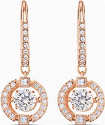 SPARKLING DANCE PIERCED EARRINGS, WHITE, ROSE-GOLD TONE PLATED - 5504753 SWAROVSKI