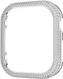 ΘΗΚΗ SMARTWATCH SPARKLING ΧΡΩΜΑ: ΑΣΠΡΟ SWAROVSKI