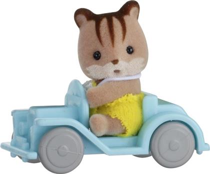 : BABY CARRY CASE (SQUIRREL ON CAR) (5203) SYLVANIAN FAMILIES