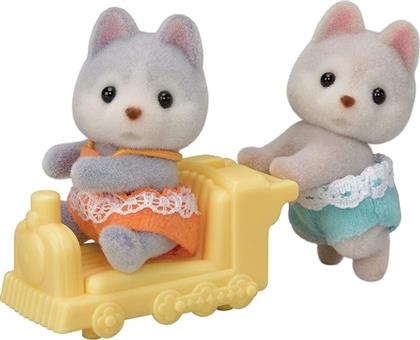 HUSKY ΔΙΔΥΜΑ ΜΩΡΑ (5638) SYLVANIAN FAMILIES από το MOUSTAKAS