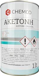 CHEMCO ACETONE ΑΚΕΤΟΝΗ - ΑΣΕΤΟΝ ΓΙΑ ΕΞΩΤΕΡΙΚΗ ΧΡΗΣΗ ΣΑΝ ΔΙΑΛΥΤΗΣ ΟΡΓΑΝΙΚΩΝ ΧΡΩΜΑΤΩΝ 1L SYNDESMOS GROUP