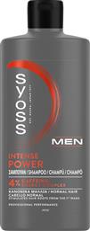 ΑΝΔΡΙΚΟ ΣΑΜΠΟΥΑΝ MEN POWER ΓΙΑ ΚΑΝΟΝΙΚΑ ΜΑΛΛΙΑ (440ML) SYOSS