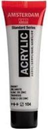 AMSTERDAM ΑΚΡΥΛΙΚΟ ΧΡΩΜΑ 104 ZINC WHITE120ML TALENS