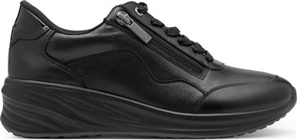 ΓΥΝΑΙΚΕΙΑ ΑΝΑΤΟΜΙΚΑ ΔΕΡΜΑΤΙΝΑ SNEAKERS 1-23739-45 001 ΜΑΥΡΟ TAMARIS